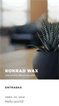 Mobile Screenshot of konradwax.com